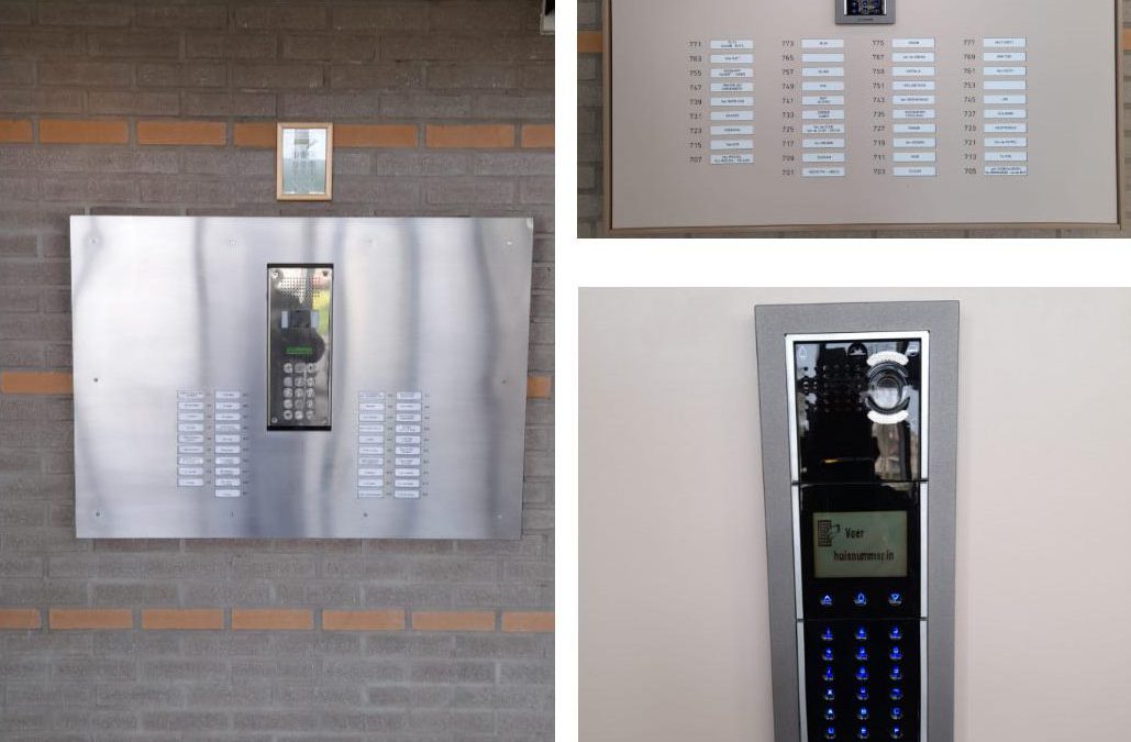 Intercom en bellentableau voor een VvE in Rotterdam